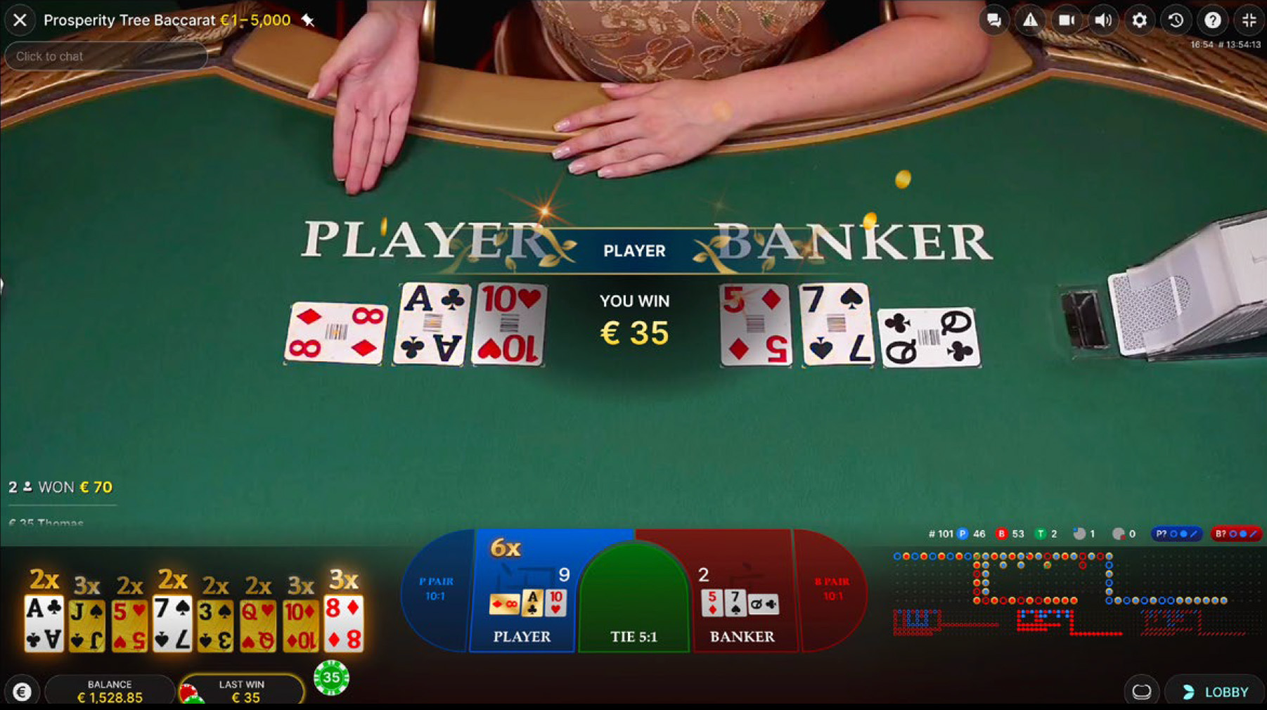 Nhung phuong phap Baccarat ty le thang cao nhat